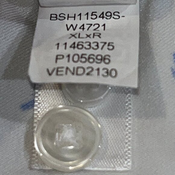 BONOBOS Airplane Print Nylon & Spandex Long Sleeve Button Shirt EUC  XL SLIM FIT - Picture 13 of 13